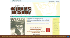 Desktop Screenshot of officinamentis.it